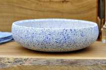 Umywalka ceramiczna nablatowa wykonana ręcznie - Ø 30 cm Polaris