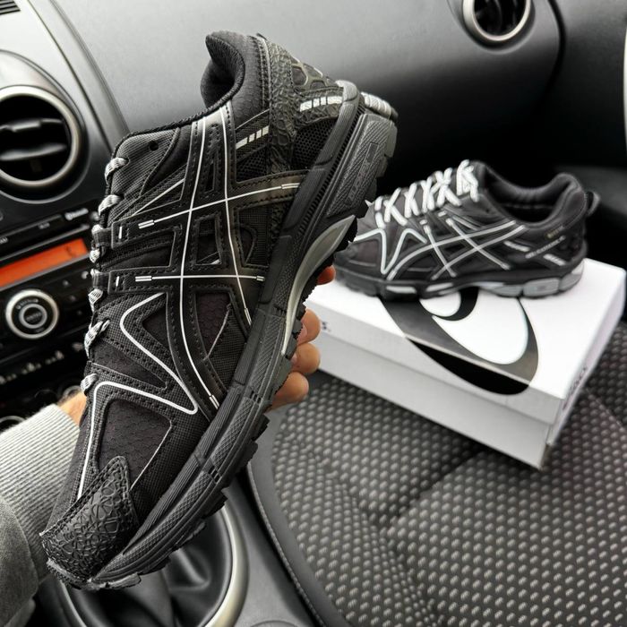 Чоловічі зимові осіні кросівки Gel Kahana 8 black white Gore Tex