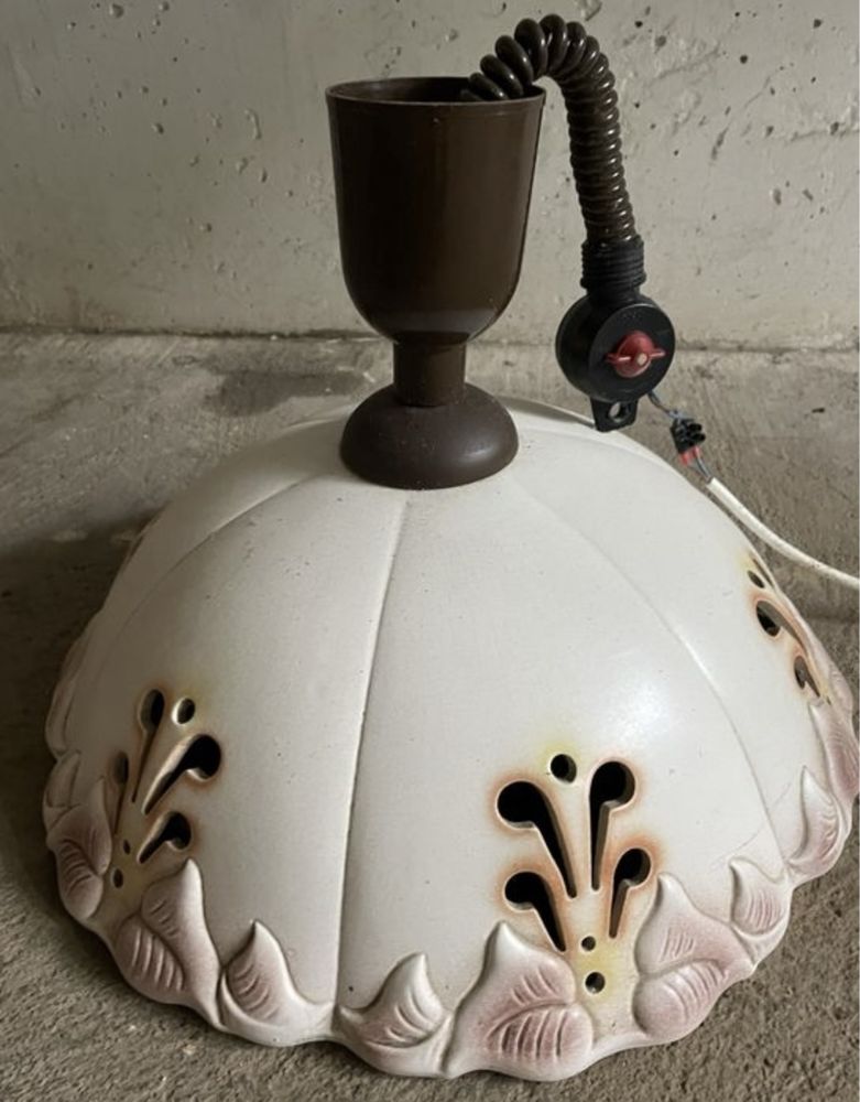 Lampa wiszaca ceramiczna