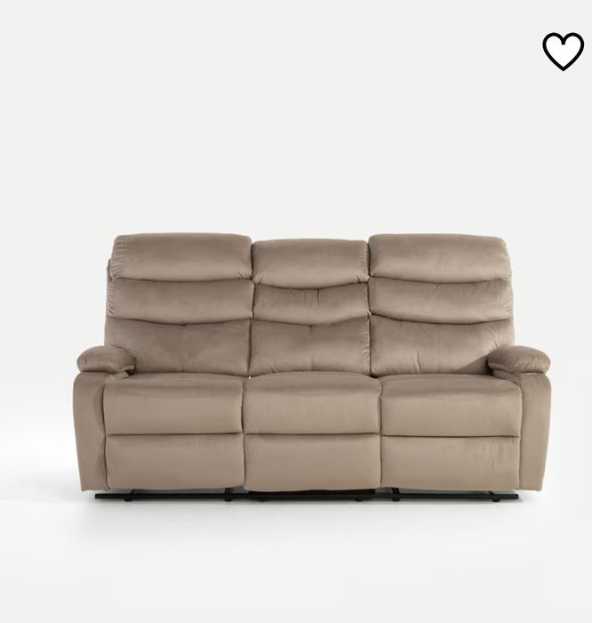 Zestaw wypoczynkowy sofa fotele funkcja relax
