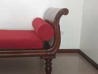 Espreguiçadeira antiga de sala