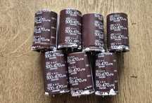 7sztuk Kondensator KMH 470uF 500v