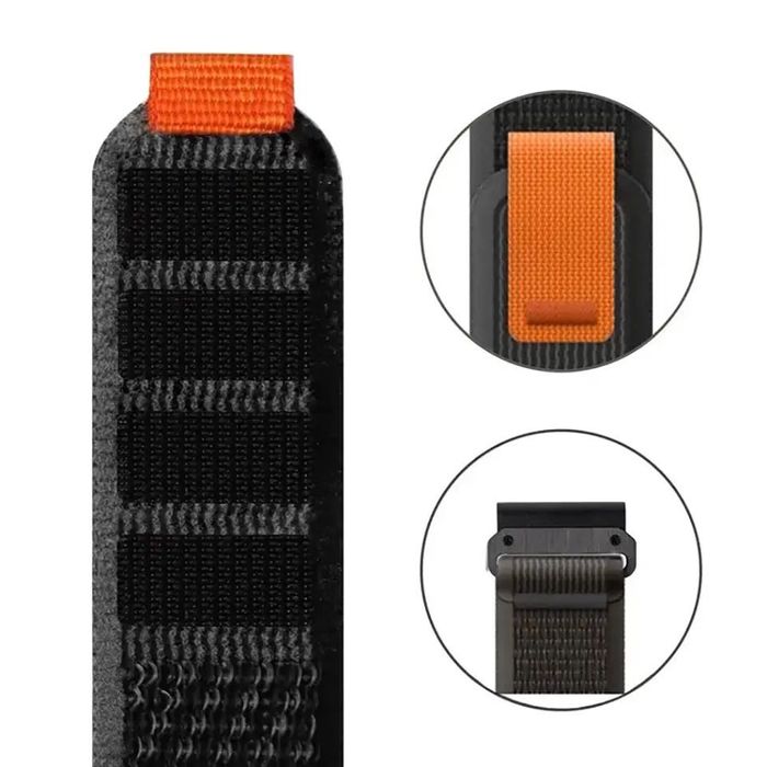 Ремінець нейлоновий на Garmin Quick Fit 20мм 22мм 26мм / липучка