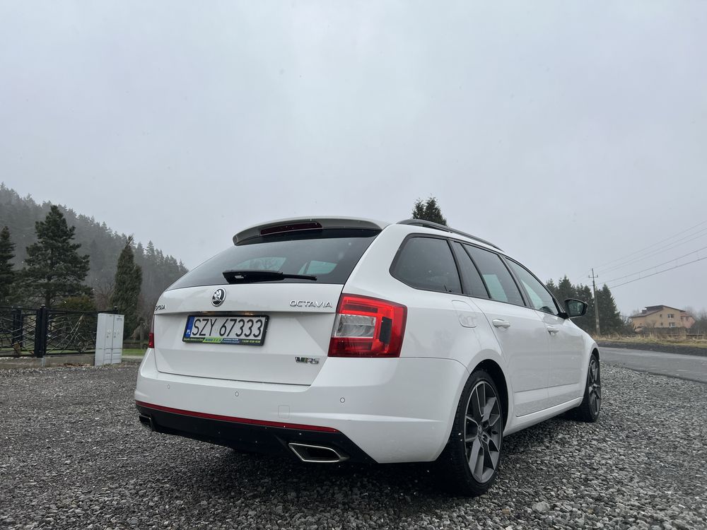 Piękna Biała Skoda Octavia RS*184 KM*Felgi 18 *Climatronic*Raty