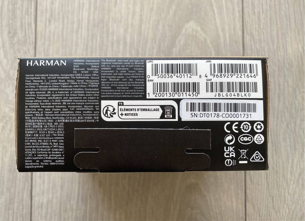 Nowy Oryginalny Głośnik Przenośny Bluetooth JBL Go4 Mega Kolor