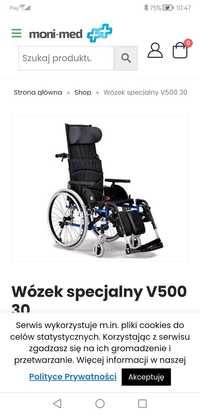 Wózek inwalidzki v500 30