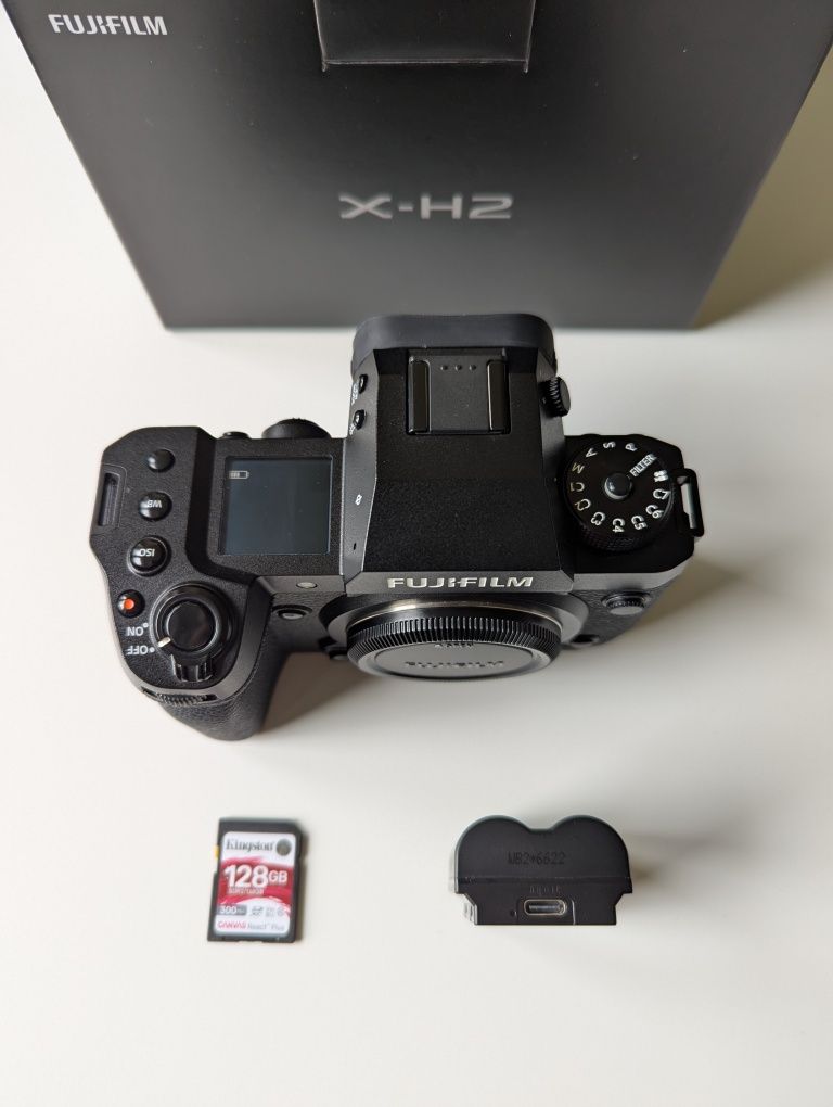 Aparat Fujifilm XH2 + karta Kingston UHS-II V90 128GB + bateria USB-C