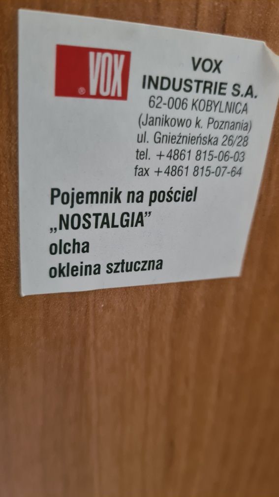 Szafka duża schowek VOX