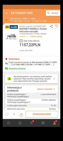 Rozrząd kia Sorento II 2.2 CRDi