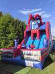 Dmuchaniec dmuchana zjeżdżalnia Spiderman