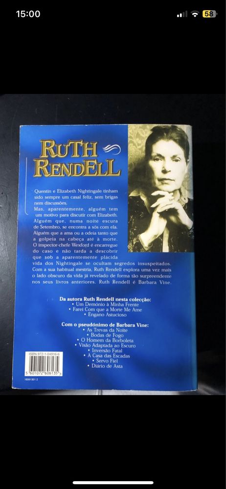 Segredo Fatal, Ruth Rendell