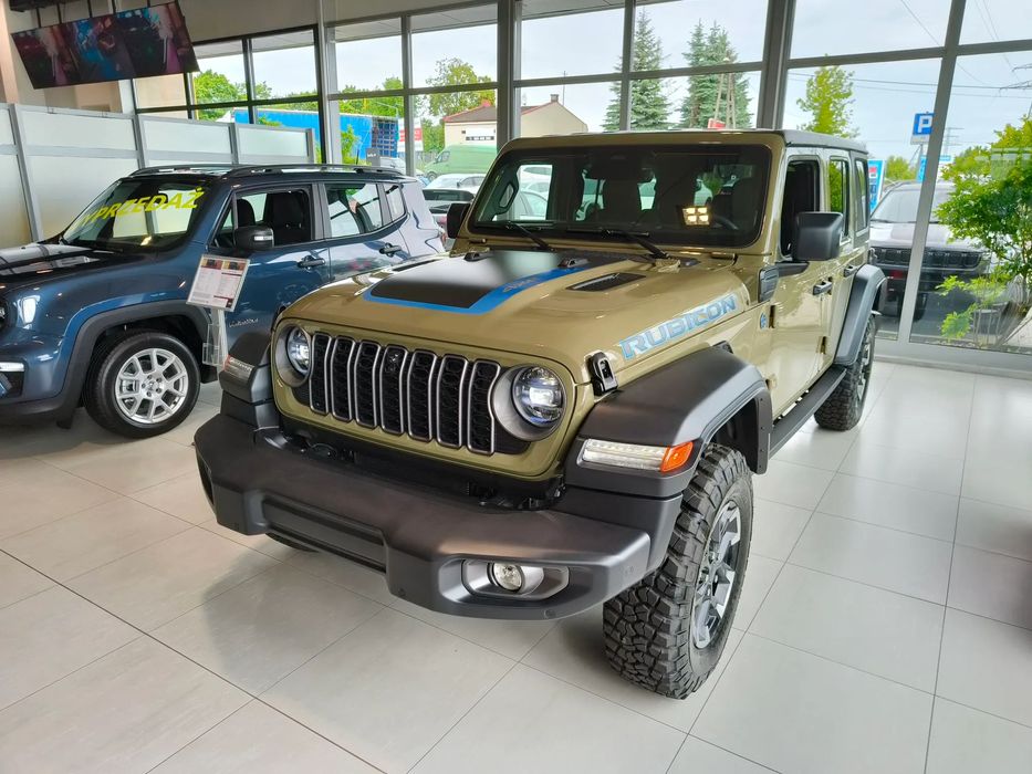 Jeep Wrangler Kolor 41 Zielony Militarny! 2025! Od ręki! 380 KM! 57 860 PLN upustu