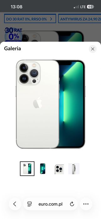 iPhone 13 Pro bez gwarancji