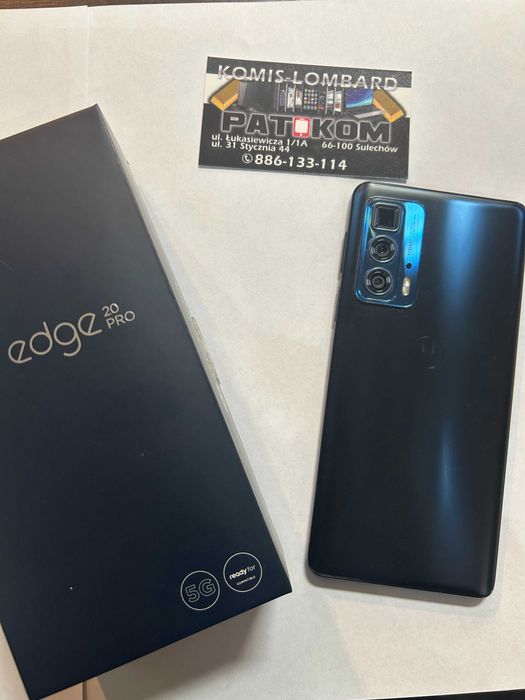 Motorola Edge 20 Pro 5g /256GB /Idealna - jak nowa/ ***PAT KOM***