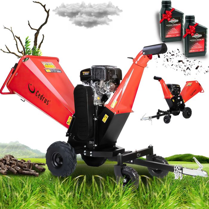 Cedrus Rozdrabniacz RB04PRO-E 15cm 15KM Loncin Oleje Wysyłka ZESTAW XL