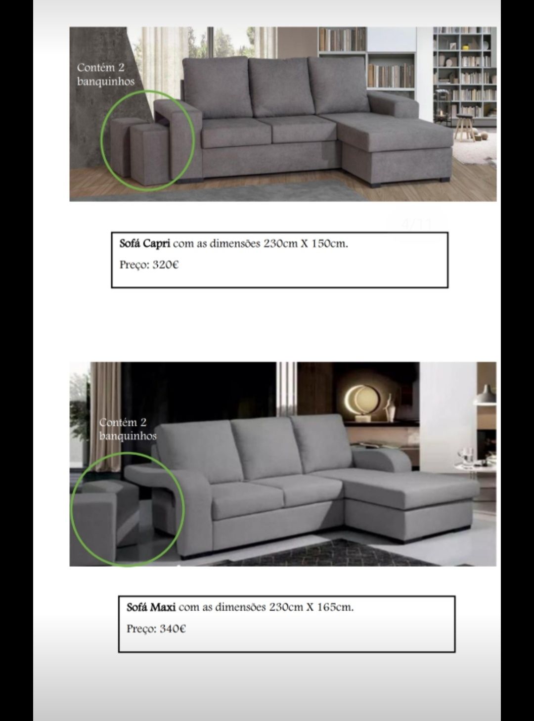 Sofas Novos/entrega