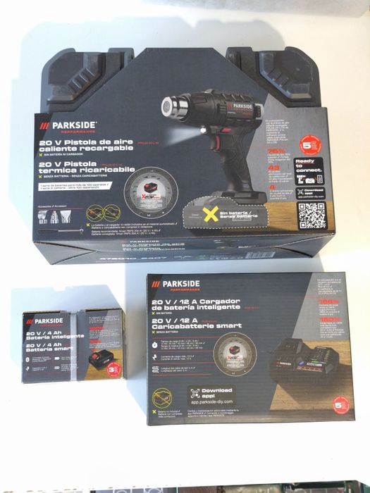 Soprador Ar Quente Parkside 20v Performance