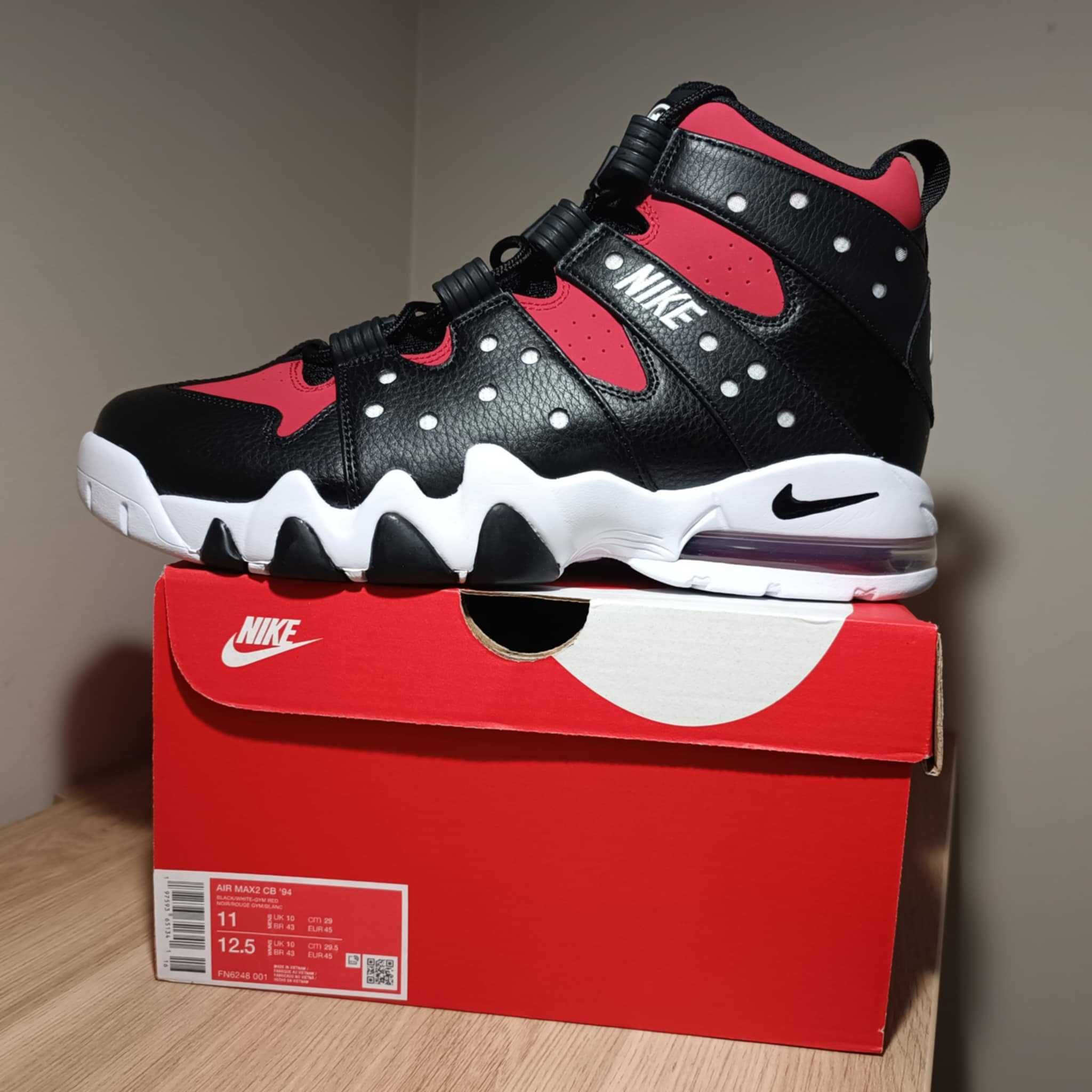 Nike Air Max2 CB '94 r. 45 (29 cm) Black/White-Gym Red