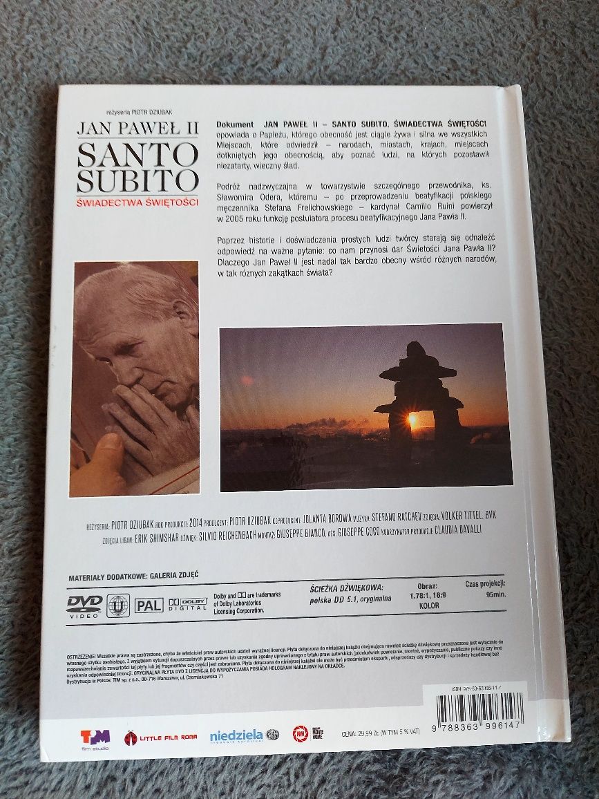 Santo Subito Jan Paweł II film DVD