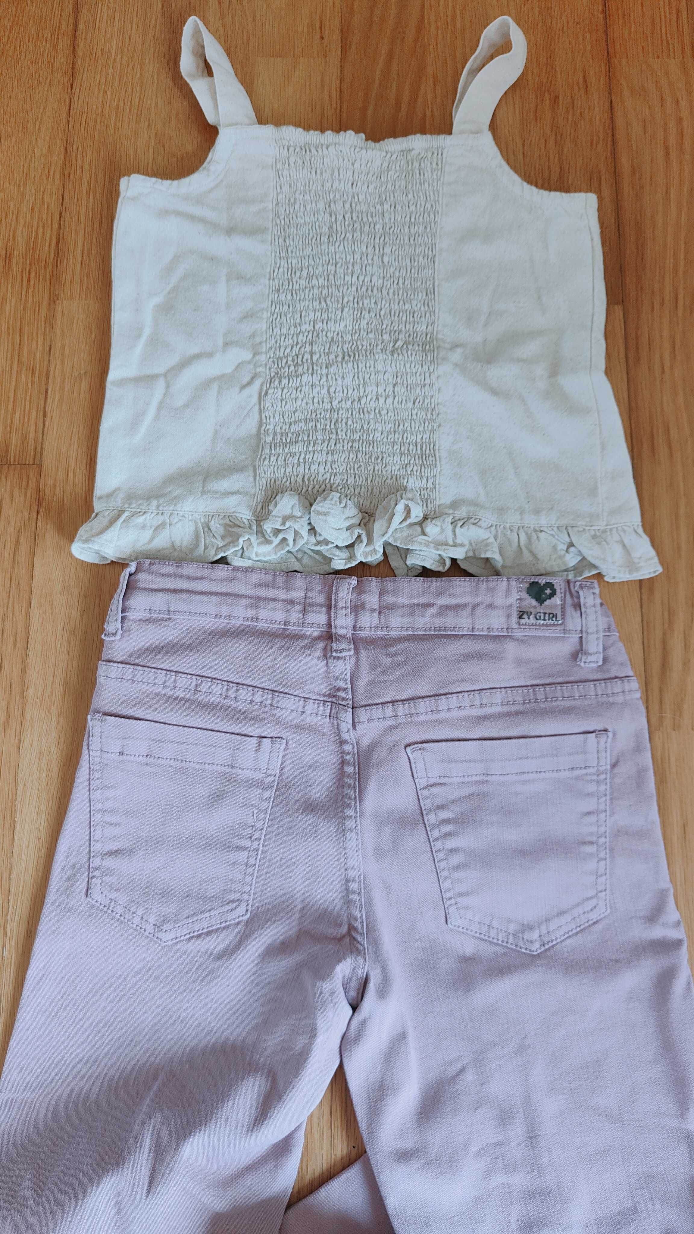Calça e Top Bordado - 10 Anos