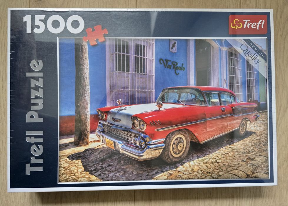 Puzzle Trefl zafoliowane 1500 Chevrolet Oldtimer Kuba