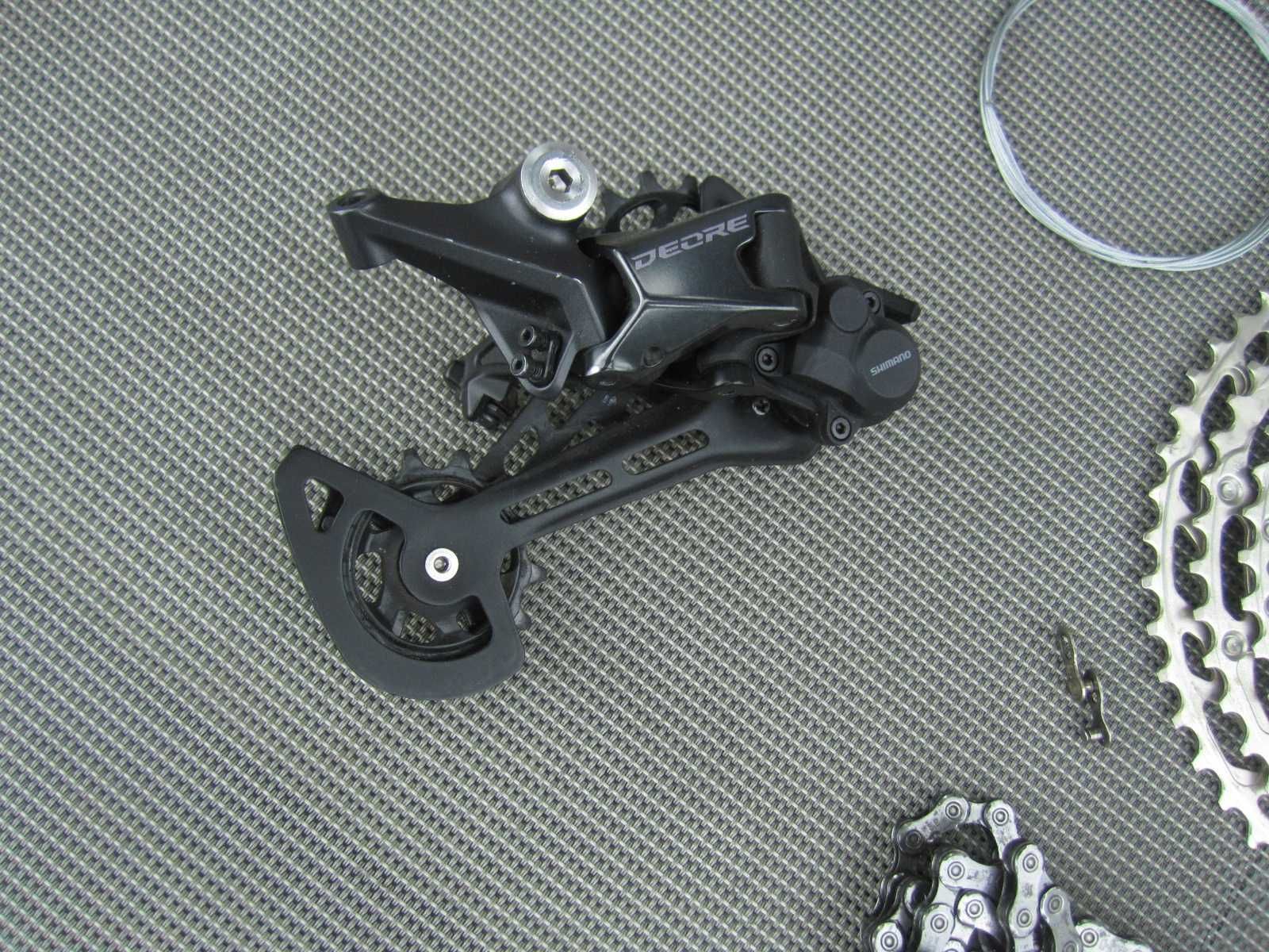 Napęd 1x12 Shimano Deore manetka kaseta przerzutka 12s grupa mtb
