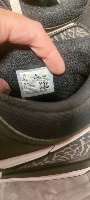 Кроссовки  Air Jordan Legacy 312 Low Gs Black/Grey CD9054-018