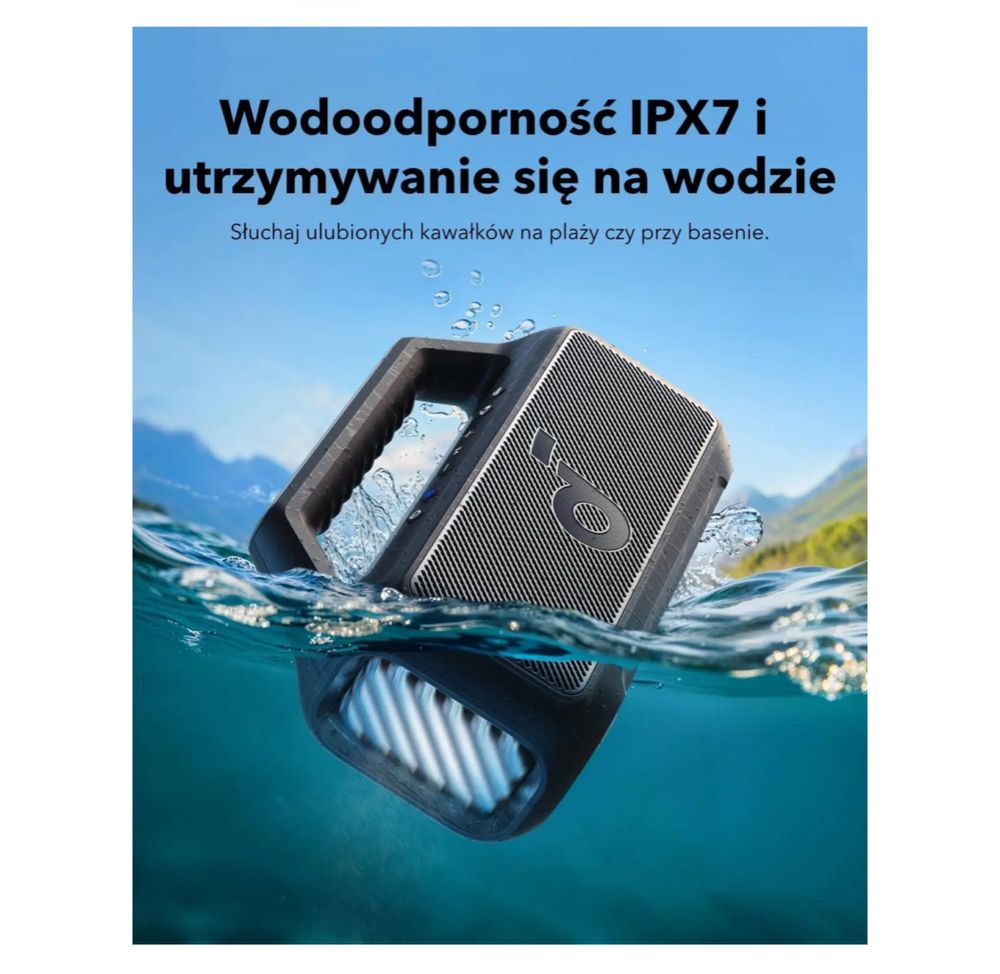 Głośnik Bluetooth Soundcore Boom 2 80W Czarny