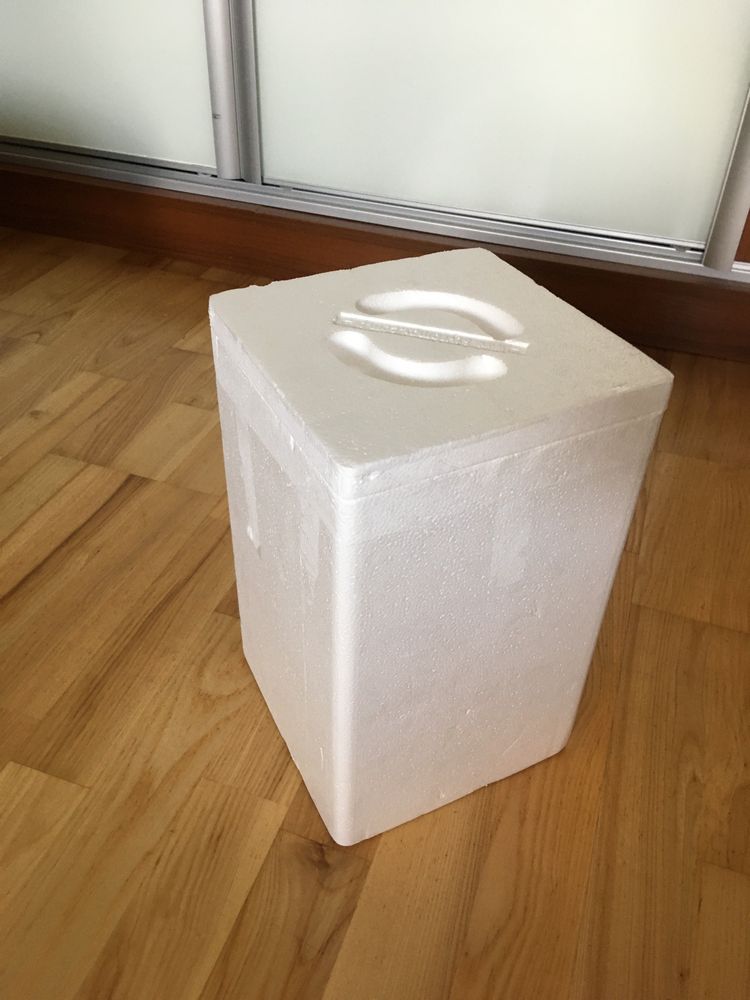 Styrobox, pudełko styropianowe, lodówka