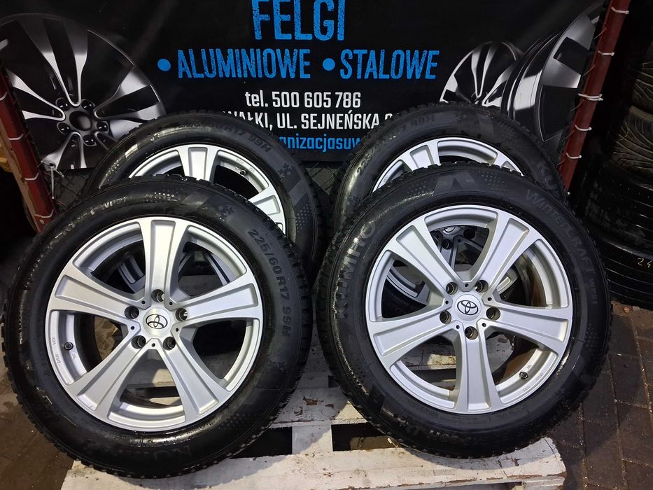 4x koła zimowe R17 5x114,3 Toyota C-Hr Rav4 Kia Sportage Sorento Tucso