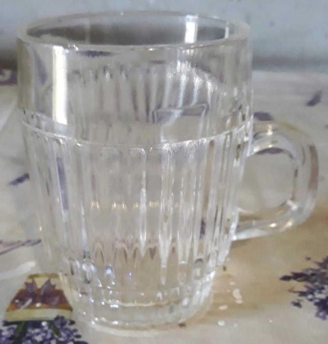 Szklany kufel HSG Hortensja