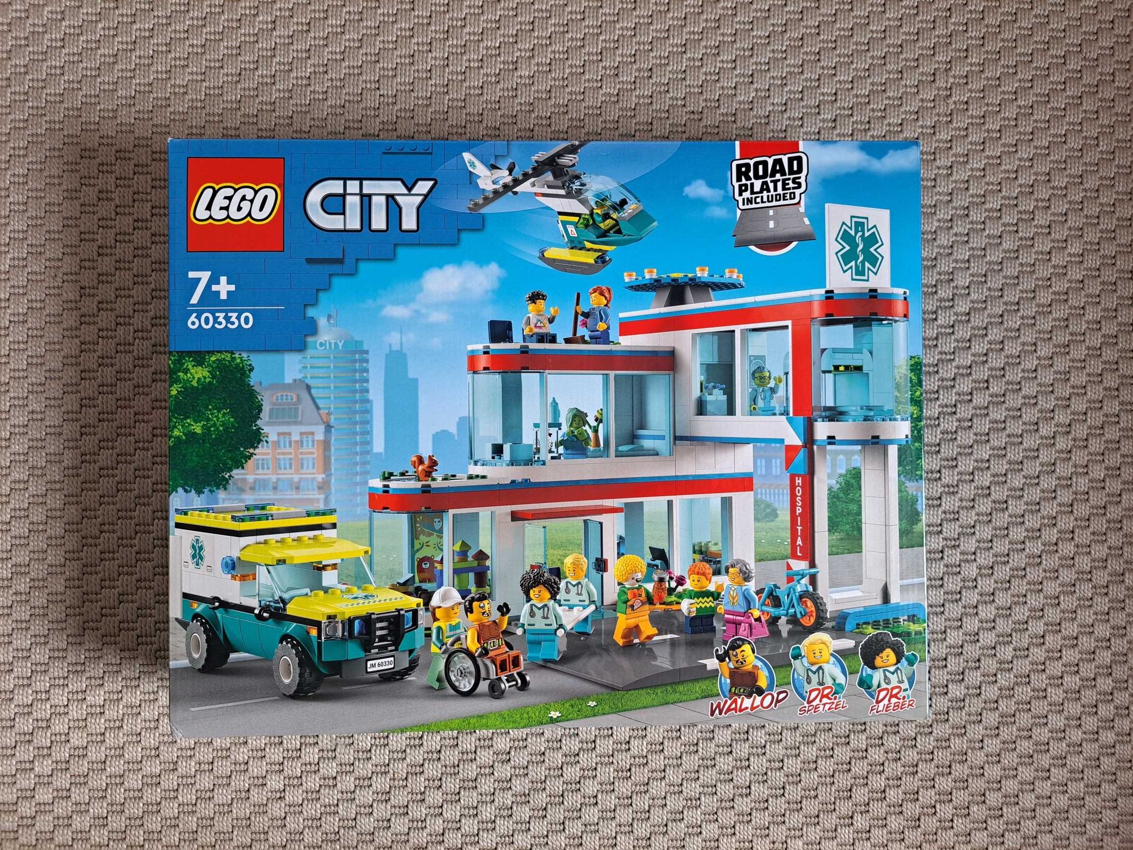 LEGO City 60330 Szpital nowy zaplombowany wysyłka 24h