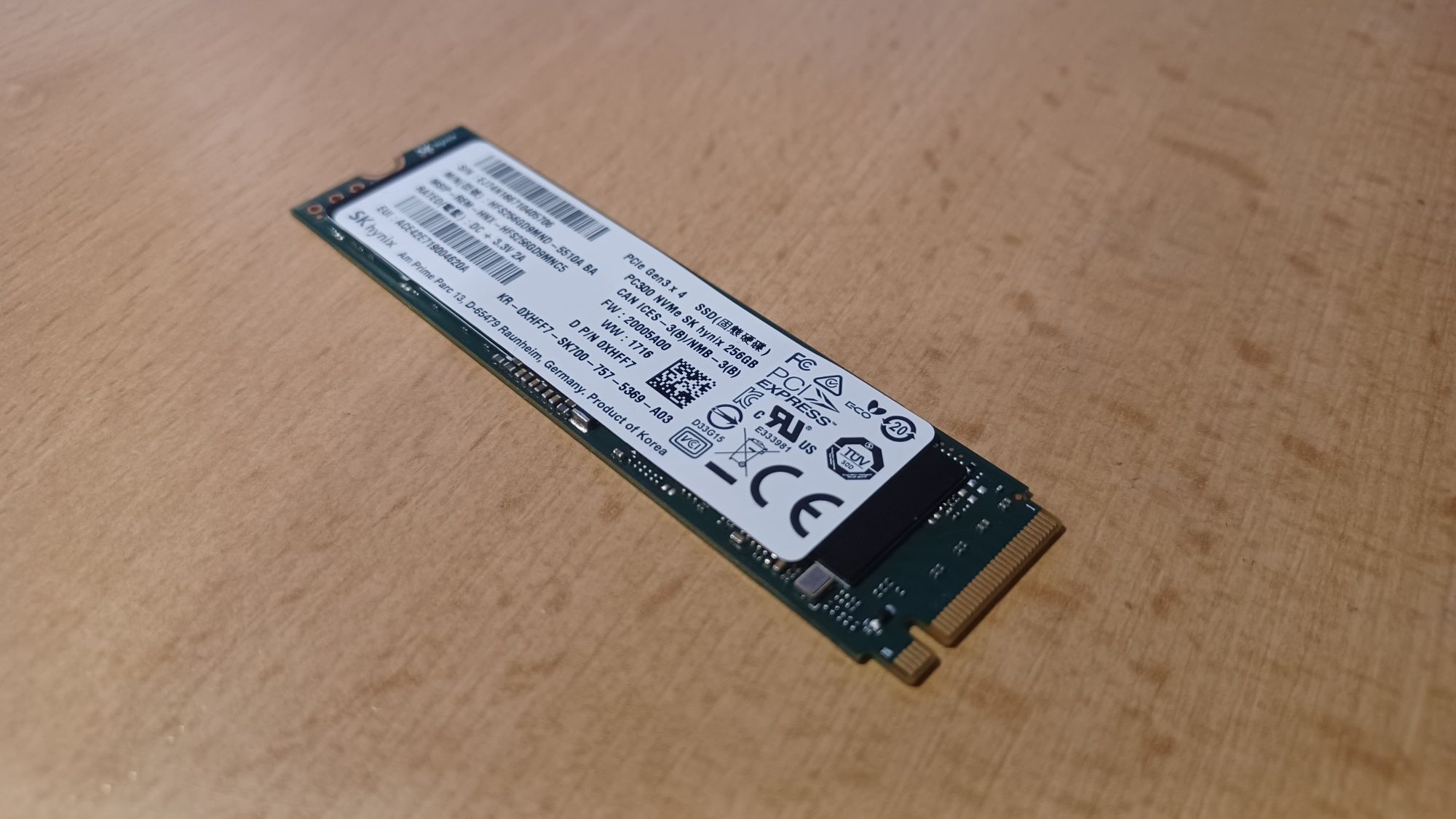 Dysk SSD 256GB M.2 PCIe NVMe Hynix, Gwarancja !