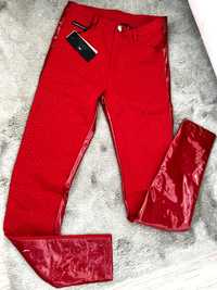 Spodnie premium _Amnesia_jeans_lateks_kryształki