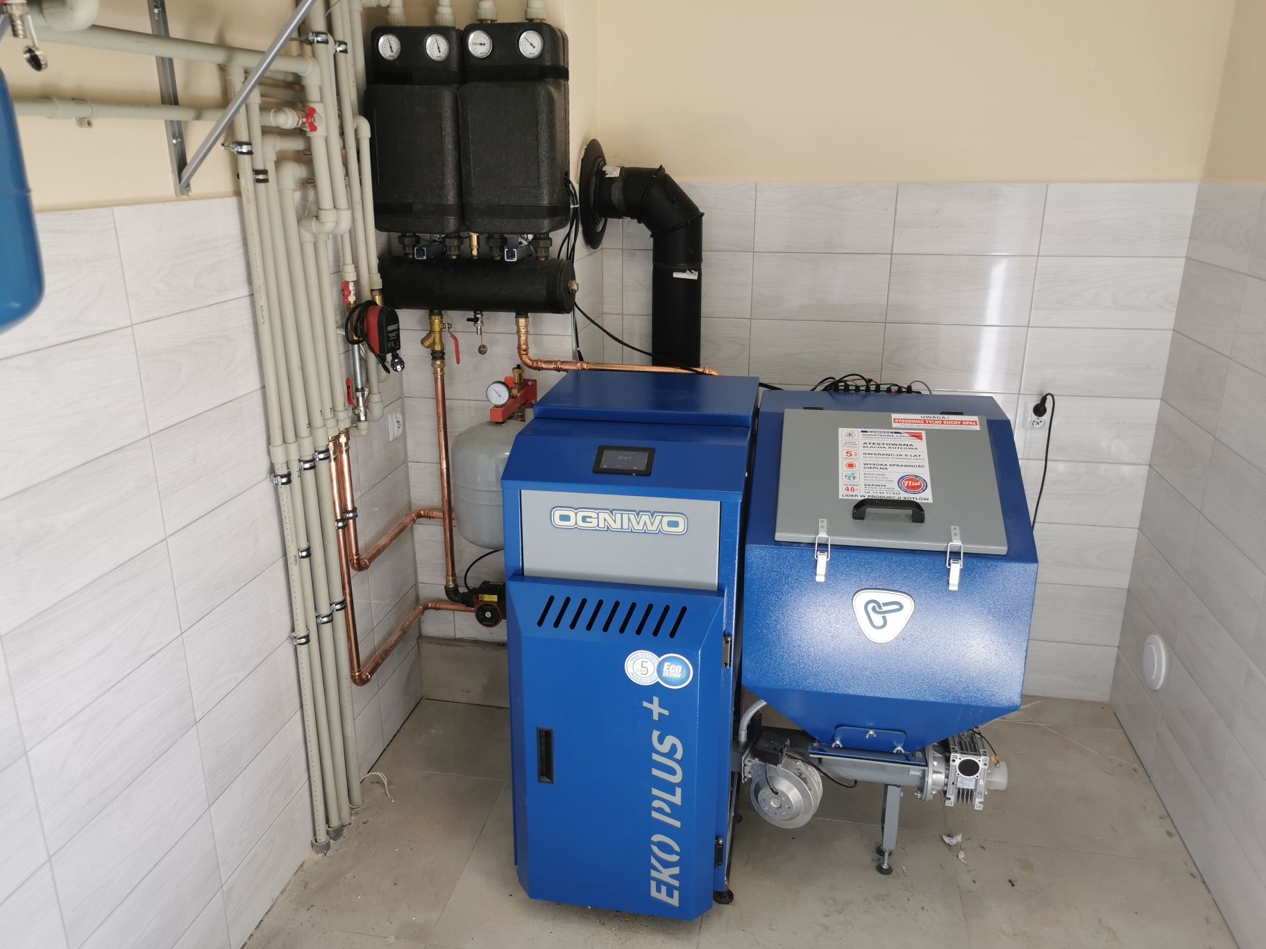 Hydraulik, Instalacje gazowe, Kotły na Pellet