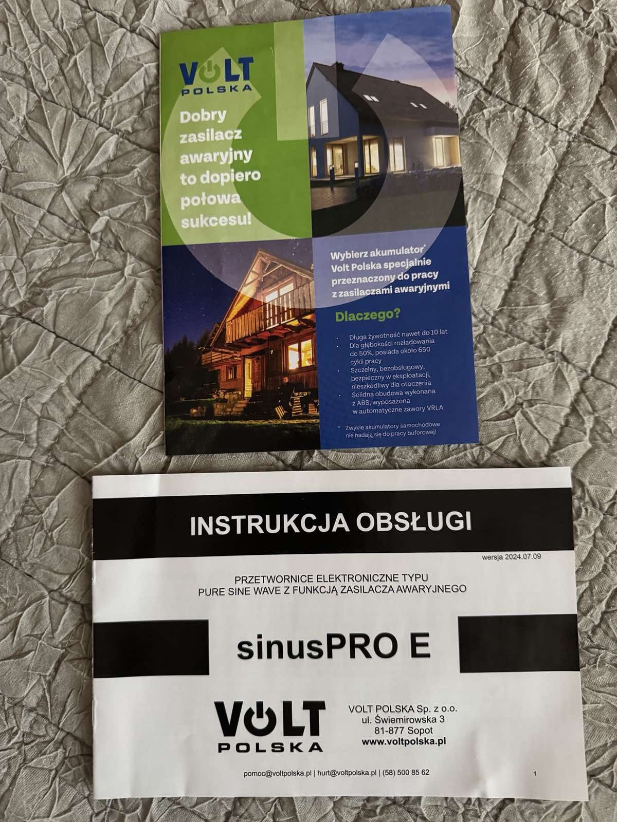 ДБЖ VOLT POLSKA SINUS PRO - 2000E + клеми в подарунок