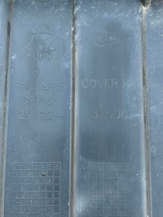 Osłona silnika boczna prawa Hyundai i40  29120-3Z000
