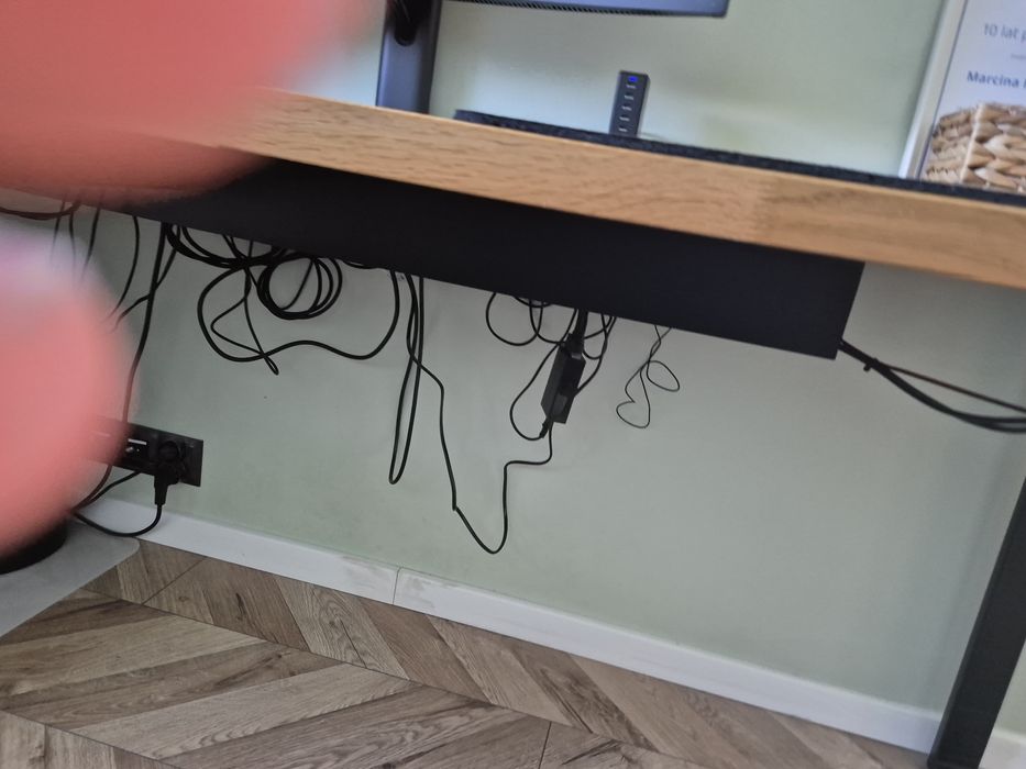 Duże biurko, proste biurko, biurko loft