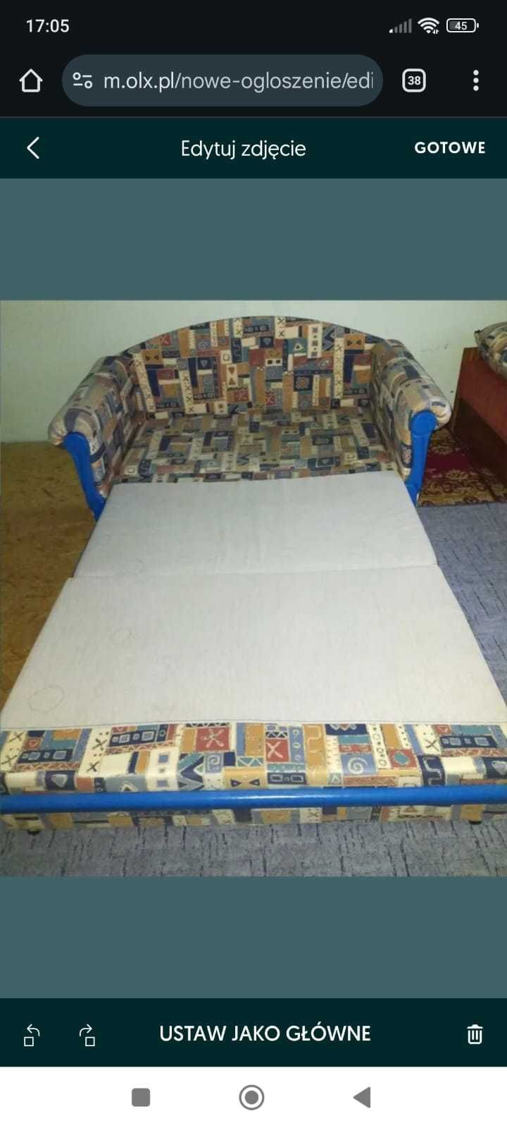 Tapczan rozkładany