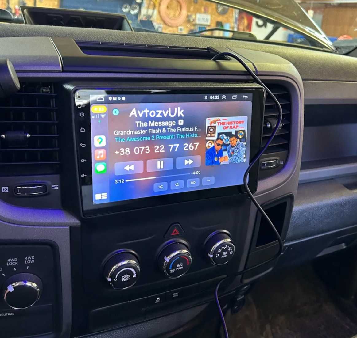 Магнитола WRANGLER Jeep Dodge DURANGO NITRO RAM 1500 Chrysler Android