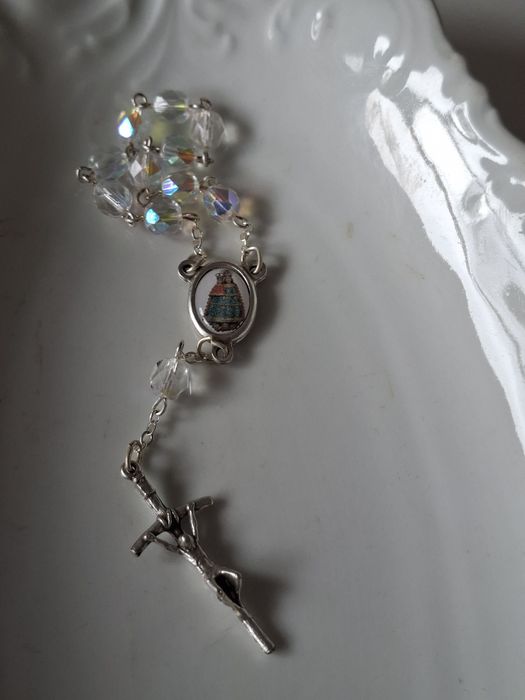 Dziesiątka różańca przezroczysta