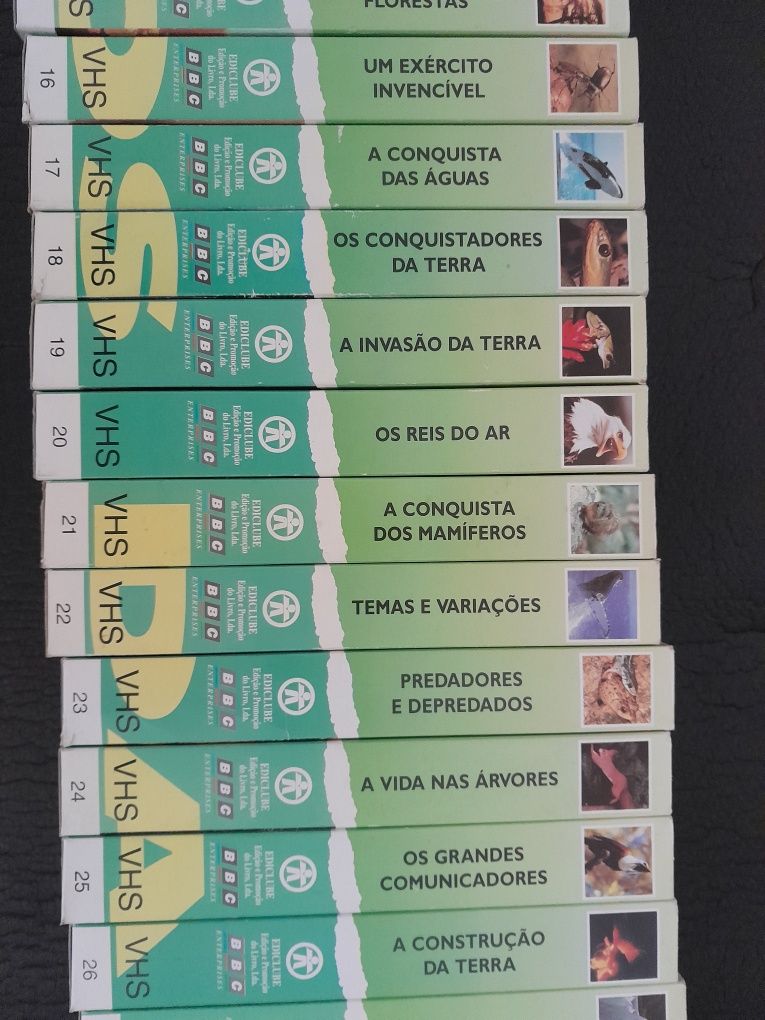 Cassetes vhs desafios da vida