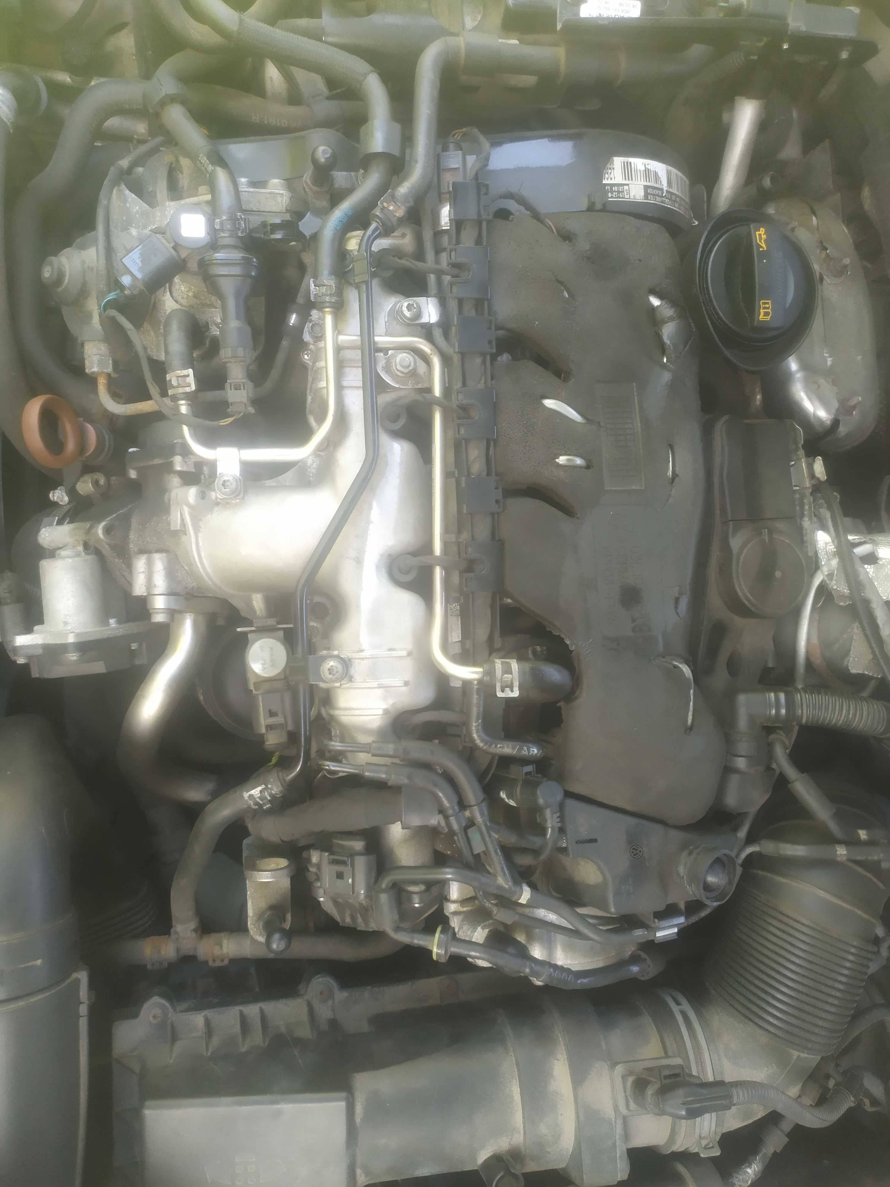 Passat b6 Audi Skoda silnik kpl 2.0cbab układ paliwa