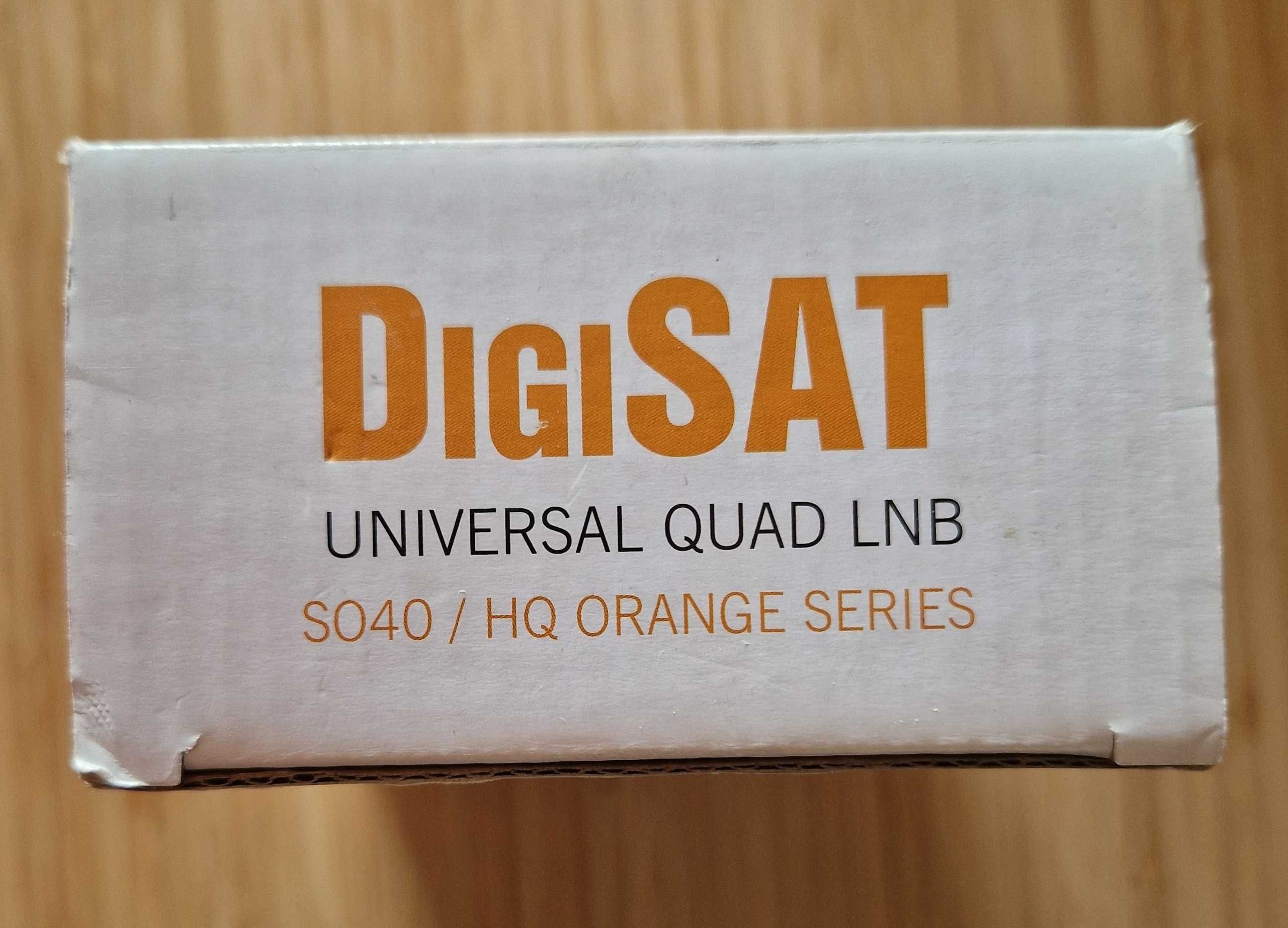 Konwerter Satelitarny DigiSat Universal QUAD LNB S040 4K Poczwórny