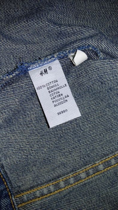 Куртка джинсовая 164 см S размер женская