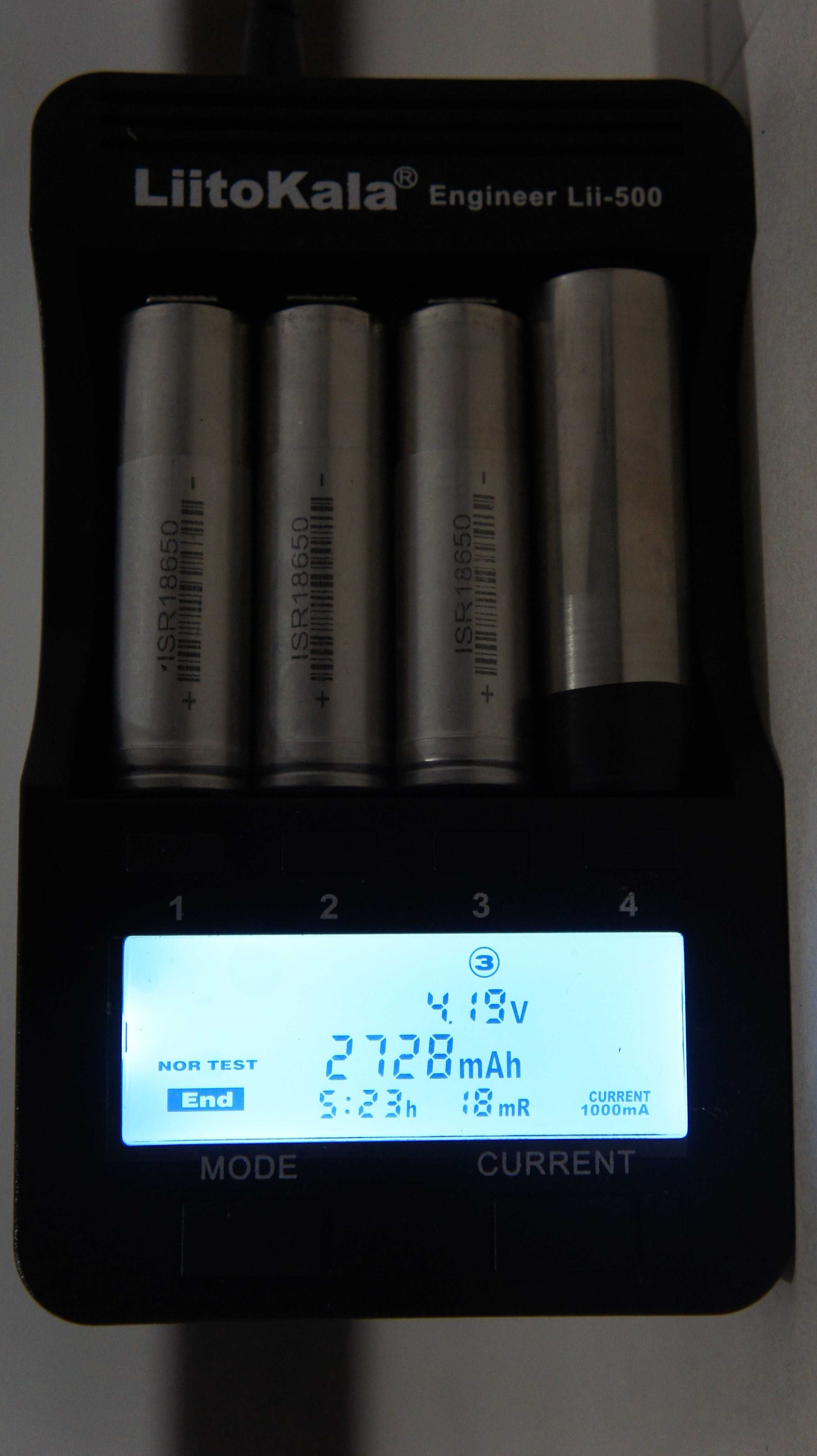 Li-ion акумуляторні батарейки 18650 Panasonic 2645-2740mAh