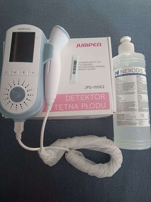 Detektor tętna płodu Jumper JPD-100E2, gratis nowy żel do USG