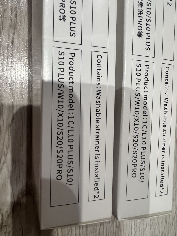 4 filtry do odkurzacza 1C/L10 Plus/S10/S10 Plus/W10/X10/S20//S20 Pro