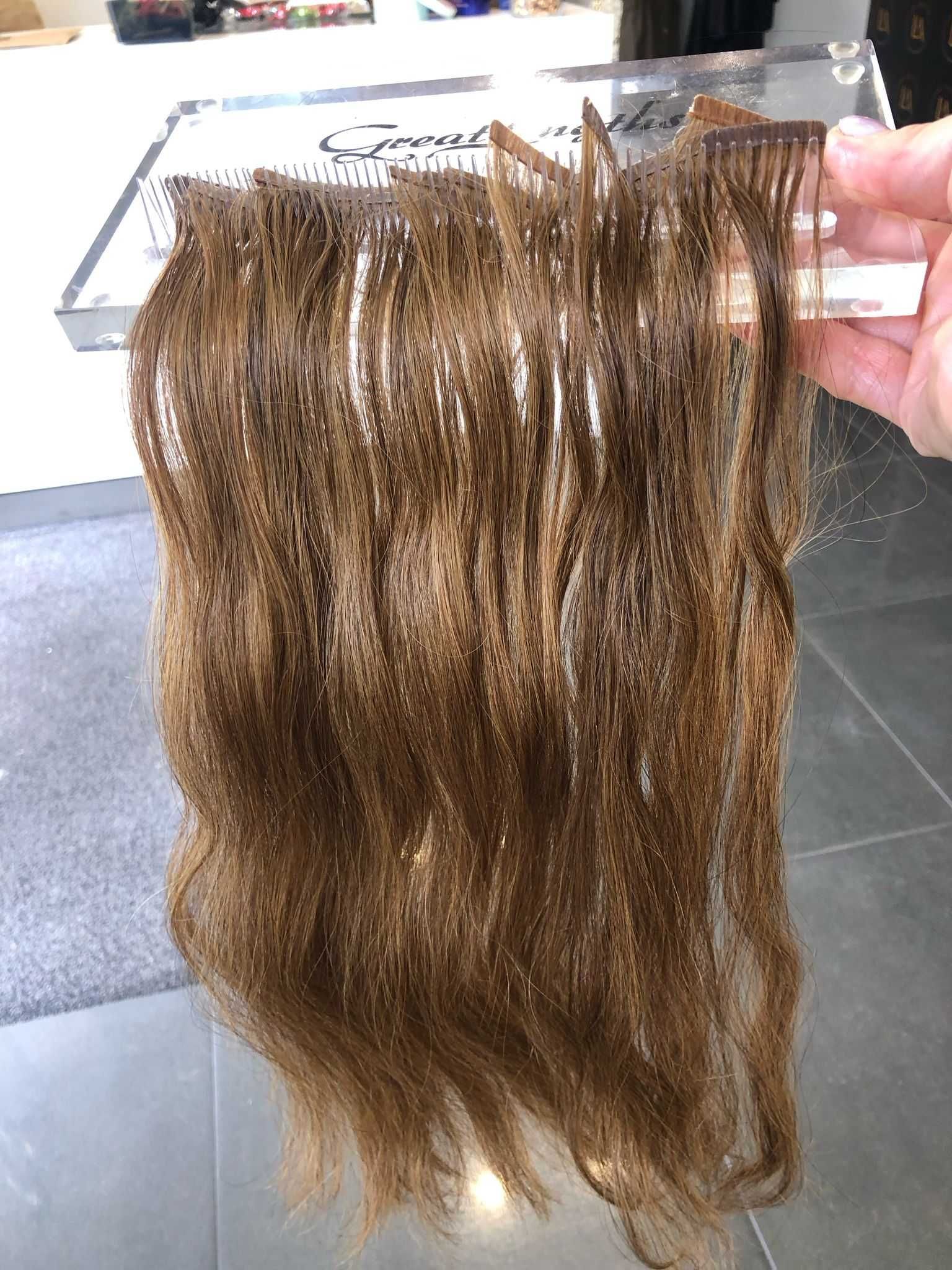 Extensões de cabelo natural