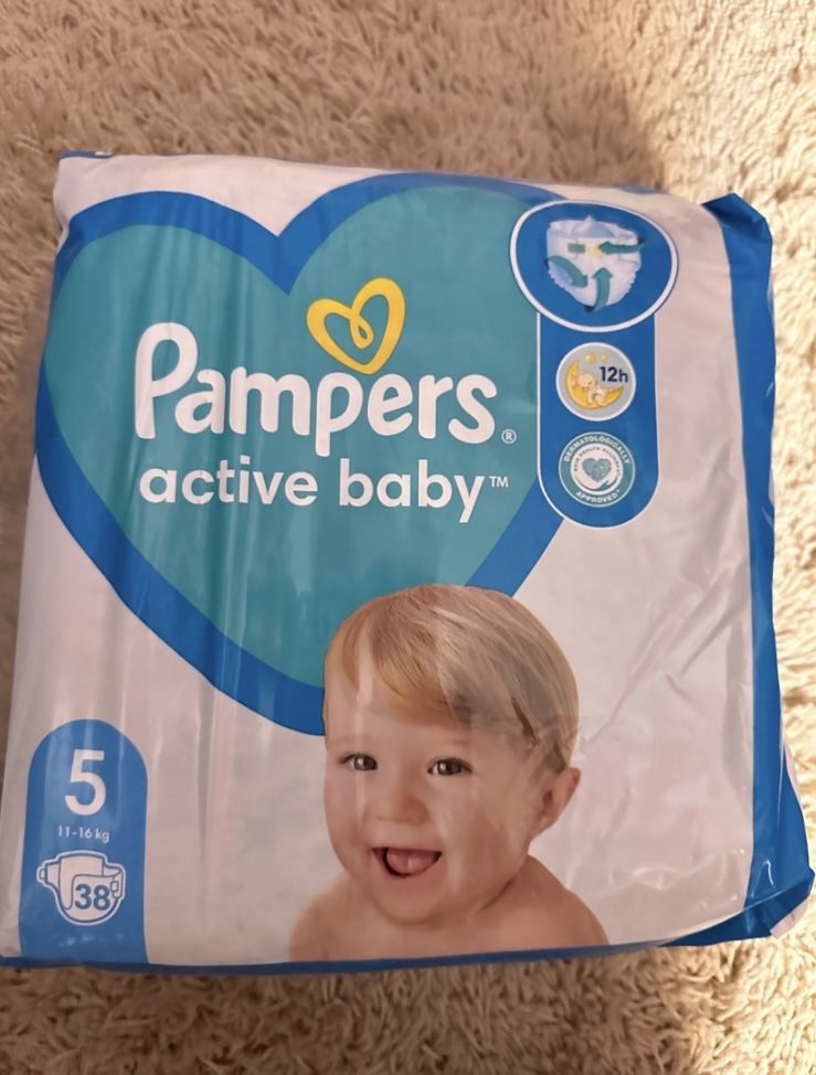 Подгузники Pampers Active Baby. Размер 5.